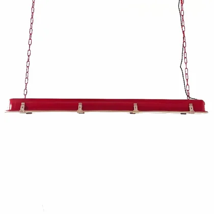 Red 1-Light Glass Geometric
