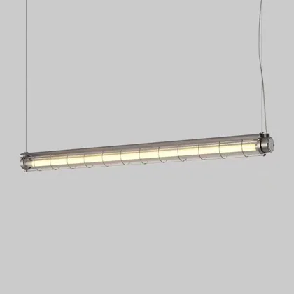 Black 1-Light Acrylic Cylinder